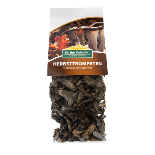 Getrocknete Herbsttrompete