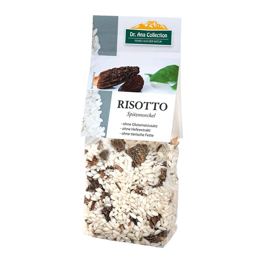 Risotto pointed morel