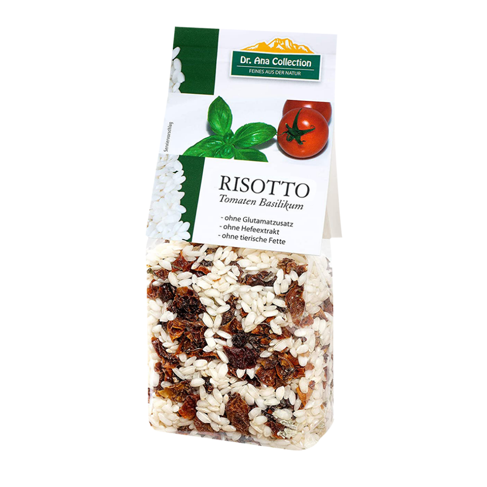 Risotto tomato basil