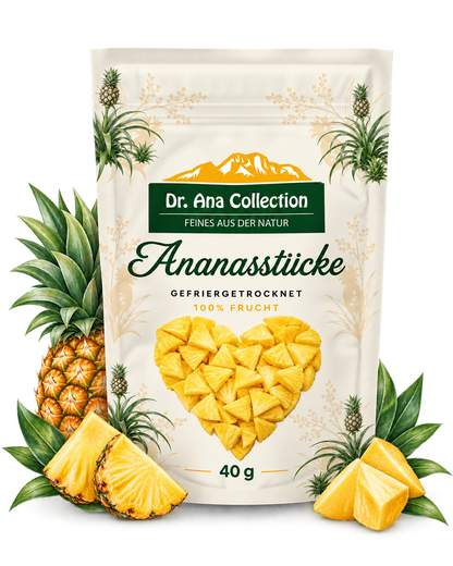 Gefriergetrocknete Ananas