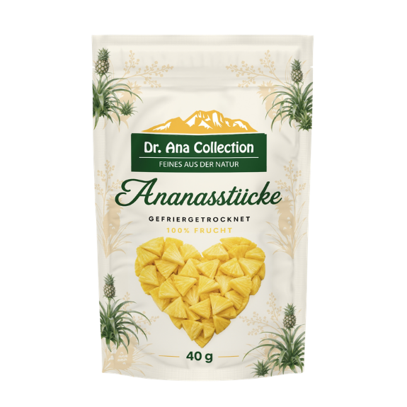 Gefriergetrocknete Ananas