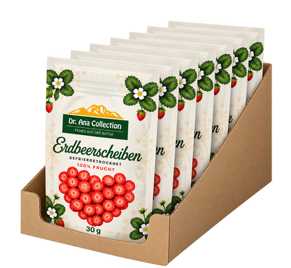 Gefriergetrocknete Erdbeere