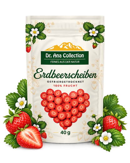Gefriergetrocknete Erdbeere