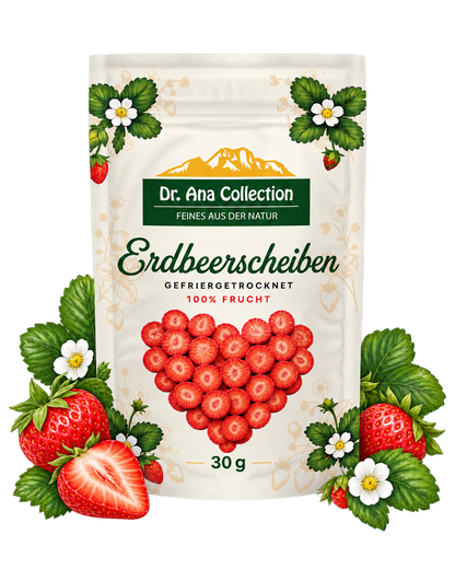Gefriergetrocknete Erdbeere