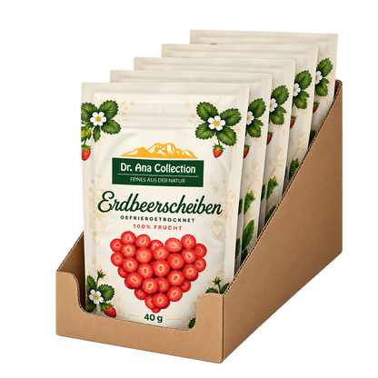 Gefriergetrocknete Erdbeere