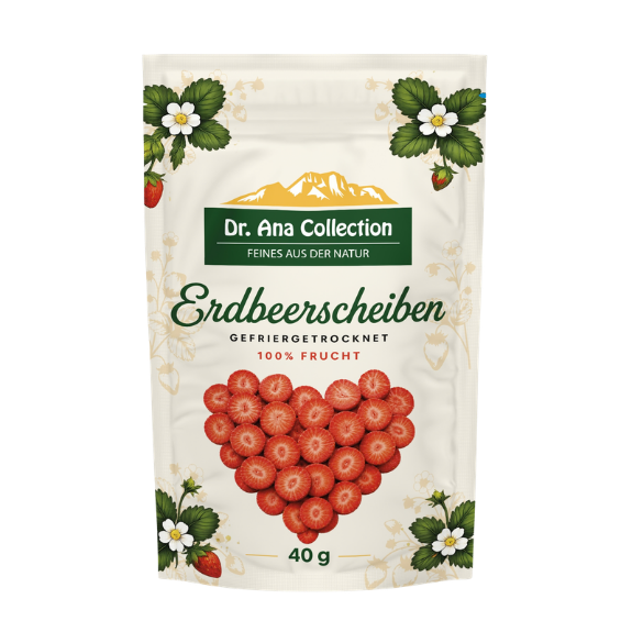 Gefriergetrocknete Erdbeere