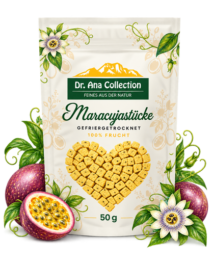 Gefriergetrocknete Maracuja